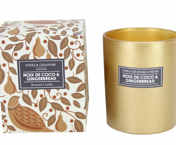 Gisela Graham Noix De Coco & Gingerbread Scented Candle