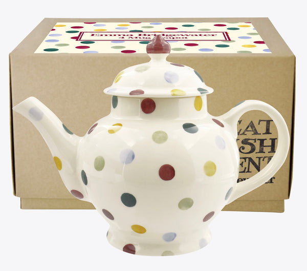 Emma Bridgewater Polka 4 Mug Teapot (Boxed)