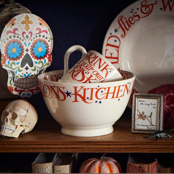 Emma Bridgewater Halloween Toast Witches' Fingers 8 1/2 Inch Plate The Lovely Room