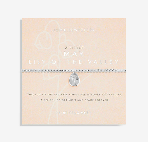 Joma Jewellery Birthflower A Little May Bracelet