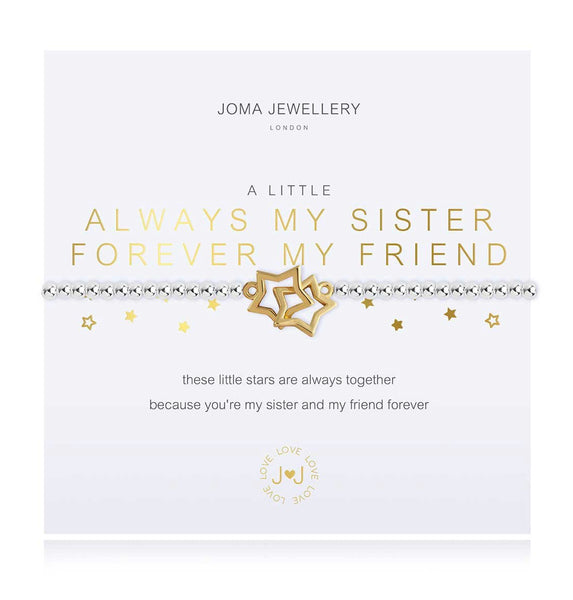 Joma Jewellery A Little Always My Sister Forever My Friend Bracelet