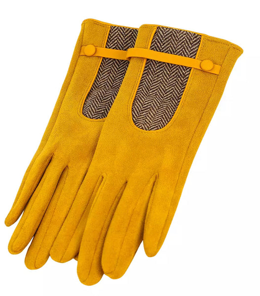 Powder Genevive Gloves - Mustard