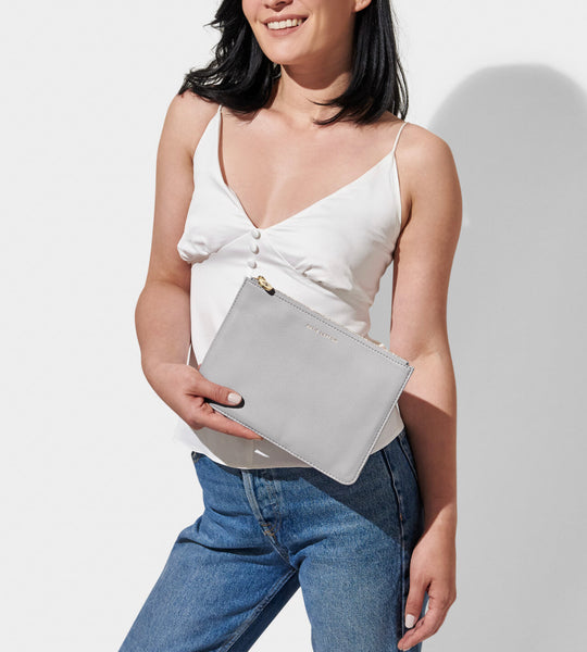 Katie Loxton Wellness Secret Message Pouch - Grey