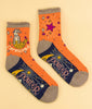 Powder Capricorn Zodiac Ankle Socks