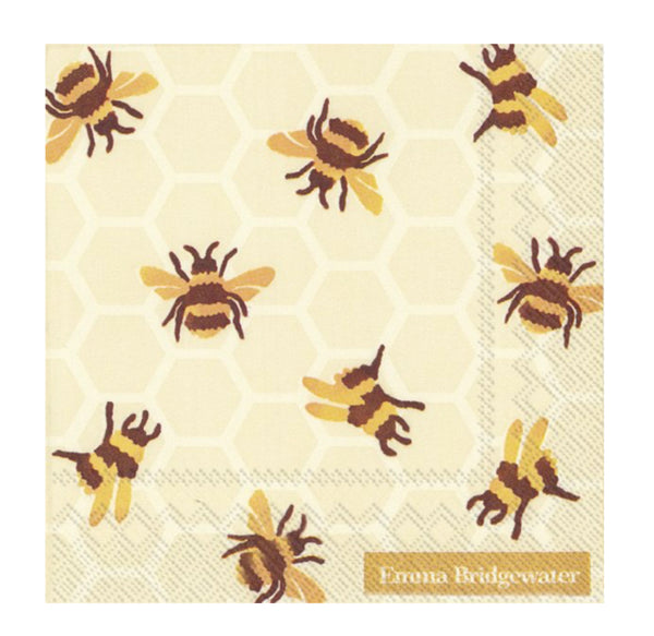 Emma Bridgewater Bee Paper Cocktail Napkins