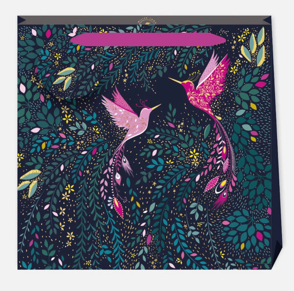 Sara Miller Hummingbird Paradise Small Gift Bag