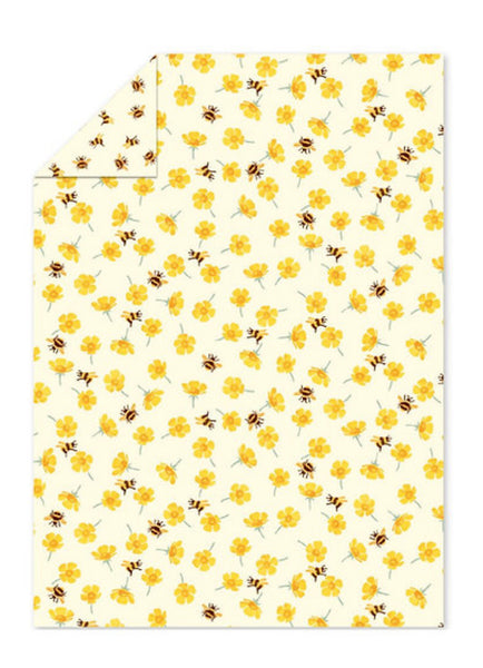 Emma Bridgewater Buttercups & Bees Flat Wrap