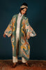 Powder Folk Art Floral Kimono Gown - Petal