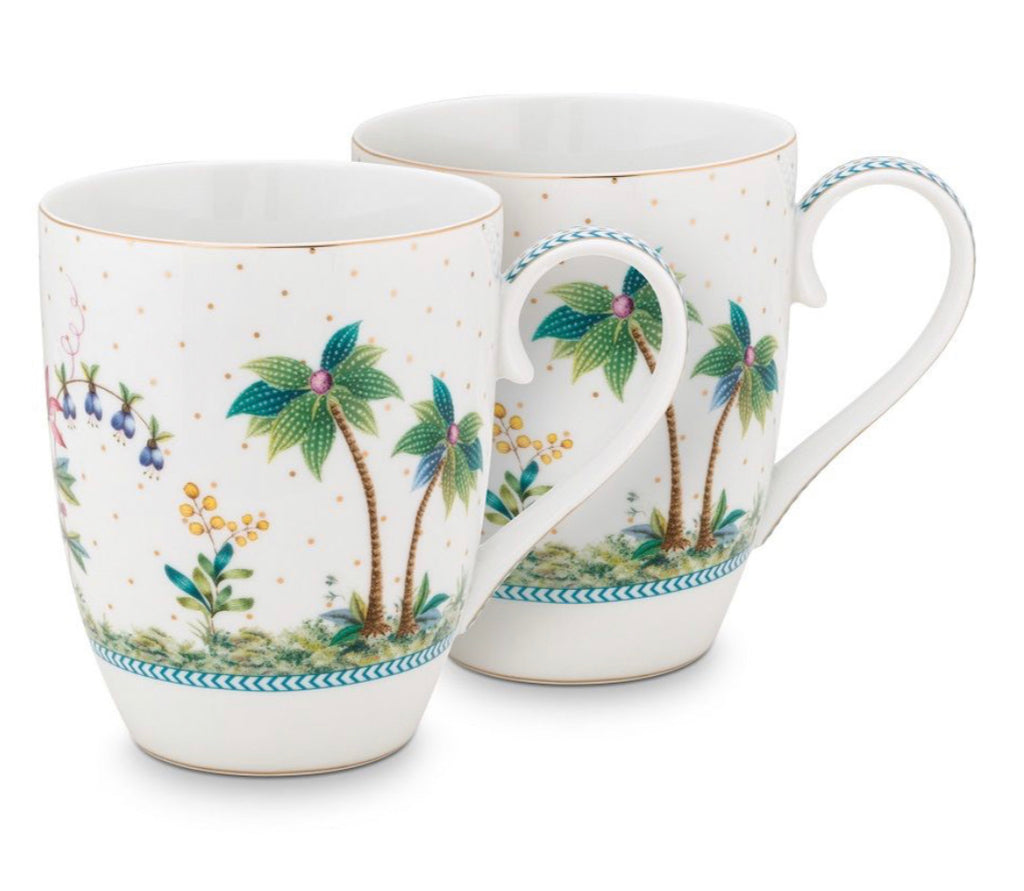 Pip Studio Jolie Dots Gold 145ml  Mugs- Set Of Two