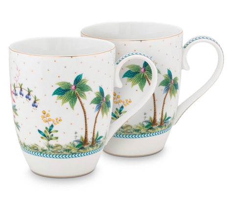 Pip Studio Jolie Dots Gold 145ml Mugs- Set Of Two