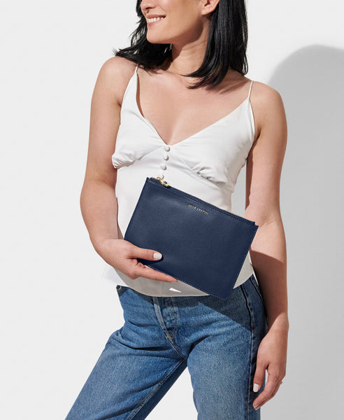 Katie Loxton Wellness Secret Message Pouch - Navy
