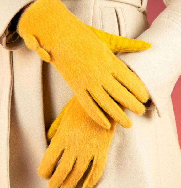 Powder Grace Gloves - Mustard