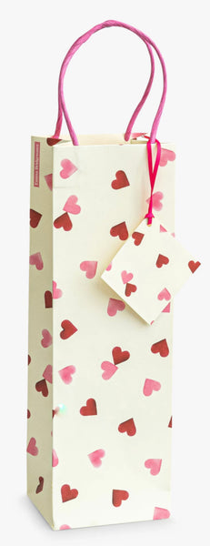 Emma Bridgewater Pink Hearts Bottle Gift Bag