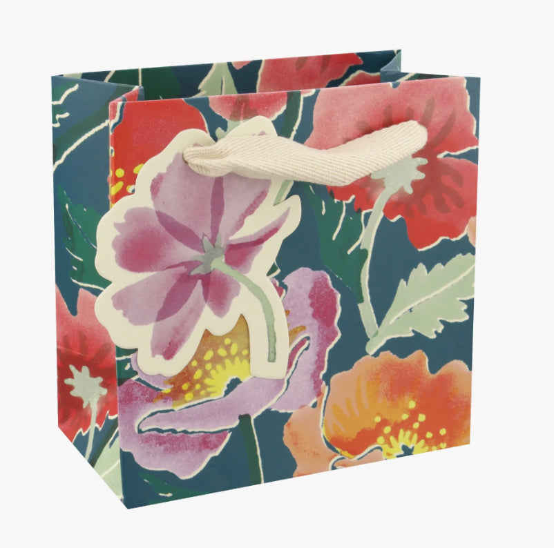 Emma Bridgewater Bright Poppies & Cosmos Purple Small Gift Bag