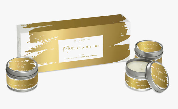 Katie Loxton Trio Candle Box Mum In A Million Candle Gift Box
