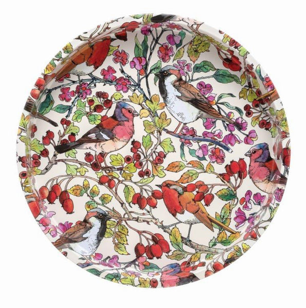 Emma Bridgewater Birds In The Hedgerow Round Tin Tray