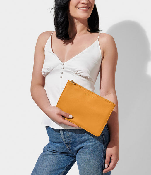 Katie Loxton Wellness Secret Message Pouch - Dark Amber