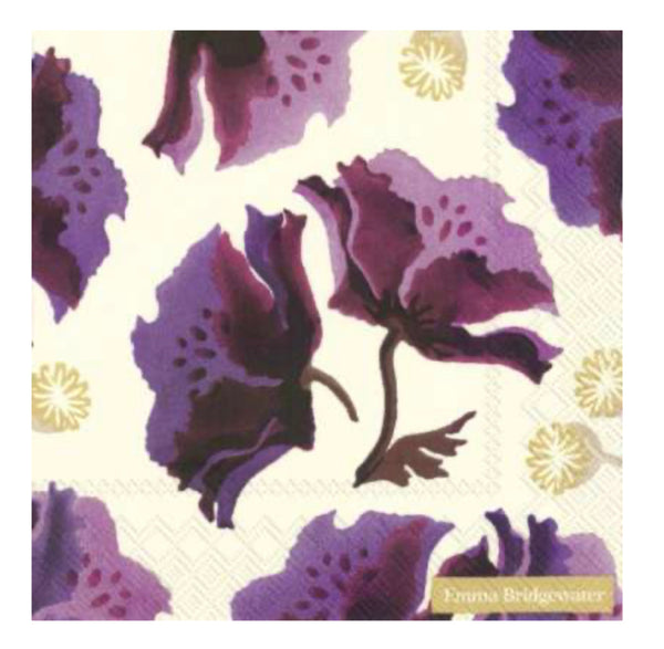 Emma Bridgewater Purple Poppy Paper Napkins