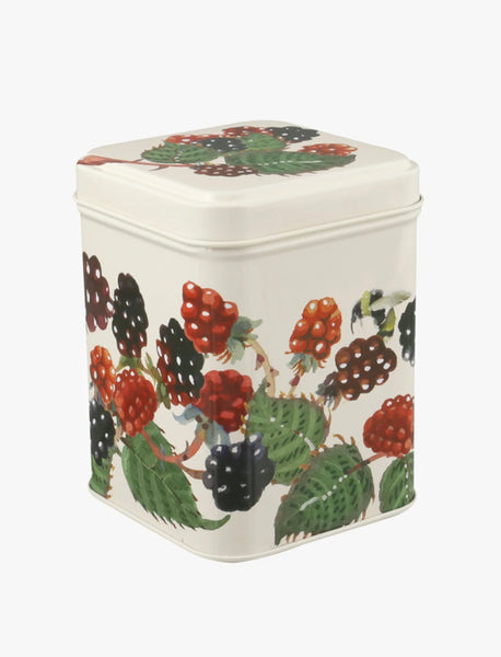 Emma Bridgewater Blackberries Small Square Tin Caddy