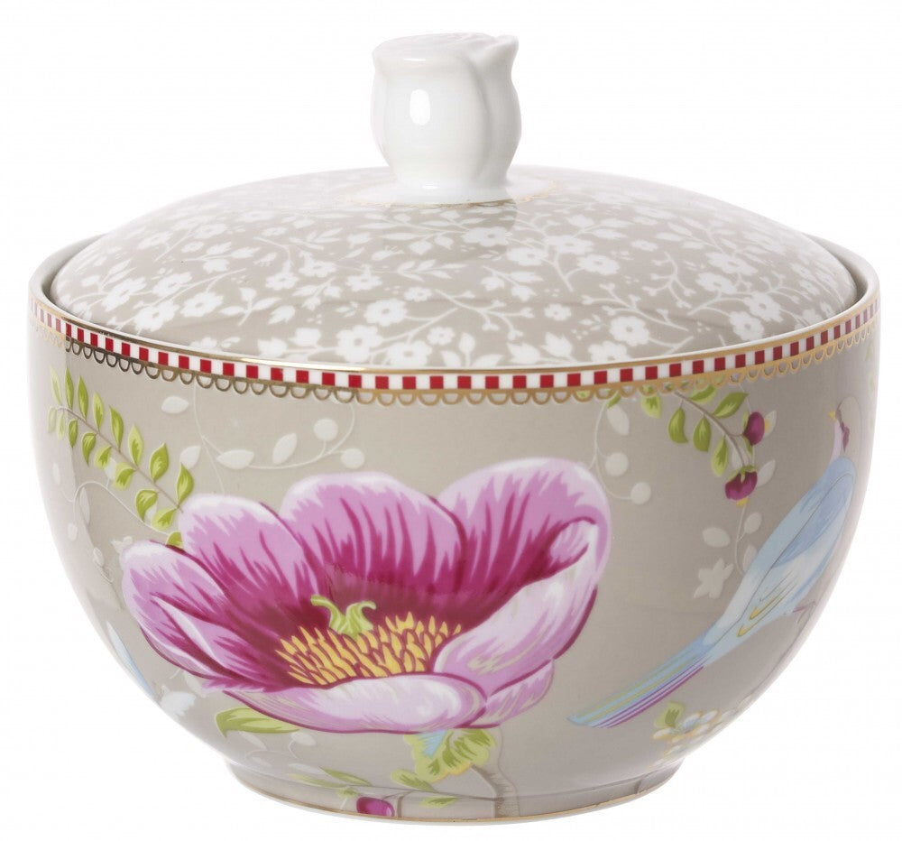 PiP Studio Chinese Garden Cotton Wool Box - Khaki