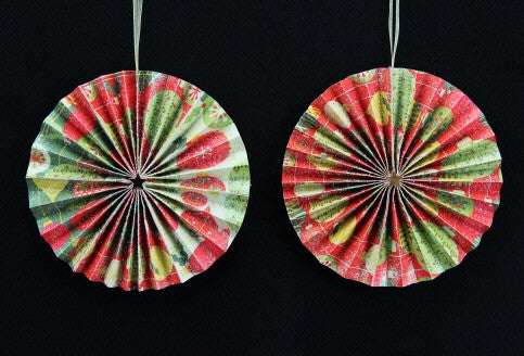 Origami Paper Disc Tree Decoration