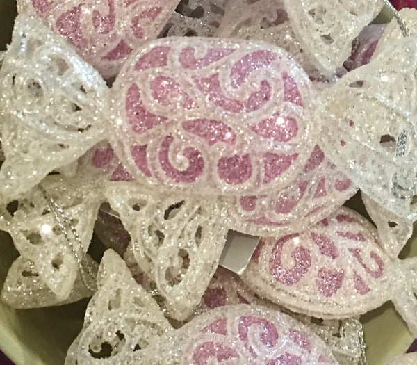 Gisela Graham Glitter Sweets Decoration