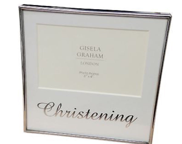Gisela Graham Christening Photo Frame