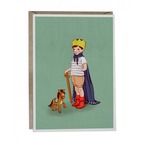 Belle & Boo 'King' Card