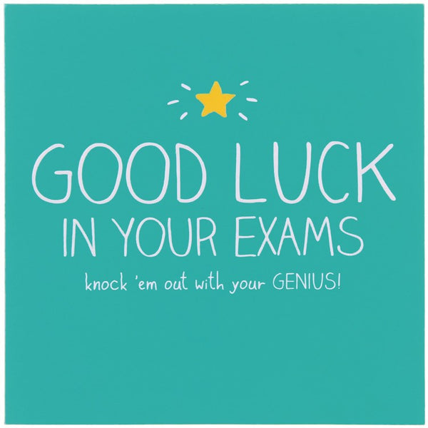 Happy Jackson Good Luck In Your Exams Card