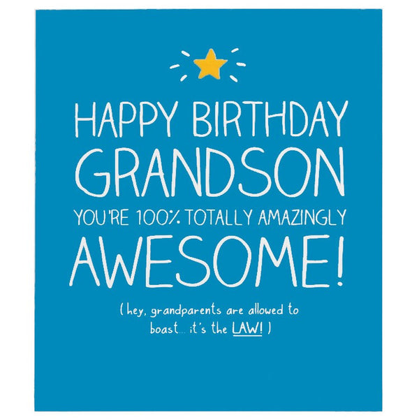 Happy Jackson Happy Birthday Grandson Card