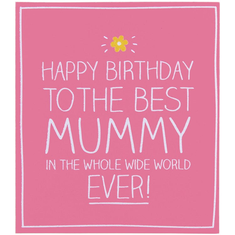 Happy Jackson Best Mummy Birthday Card