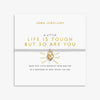 Joma Jewellery A Little 'Life Is Tough But So Are You' Bracelet