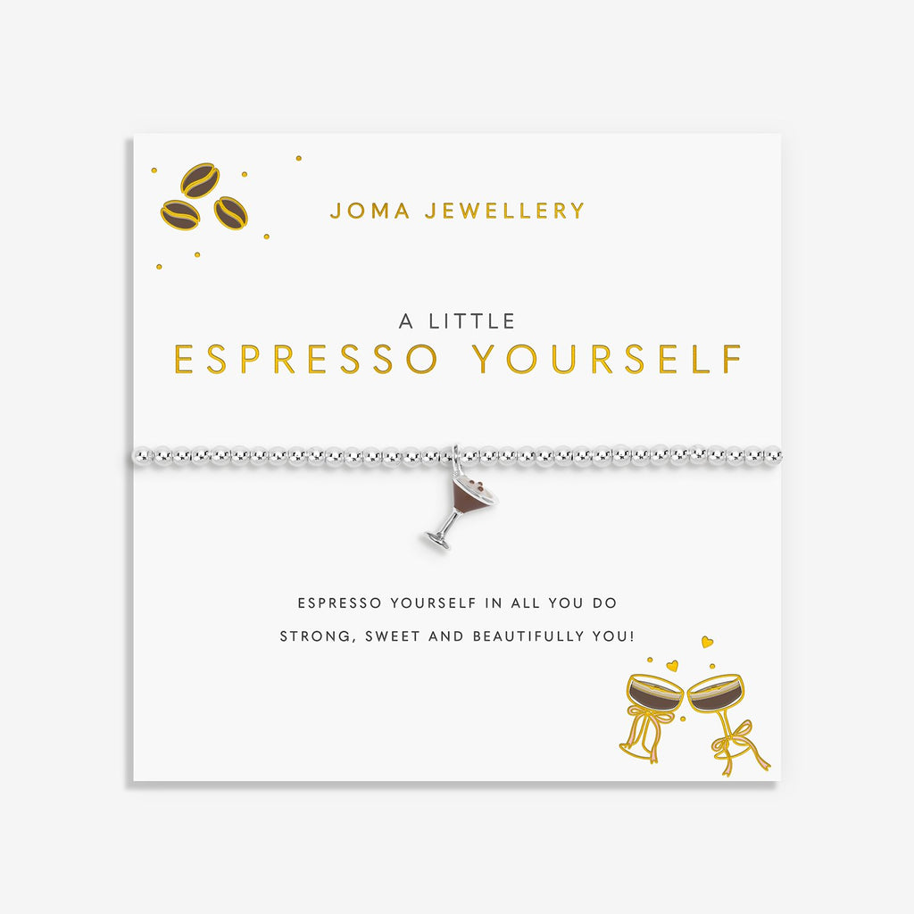 Joma Jewellery A Little Vibes 'Espresso Yourself' Bracelet