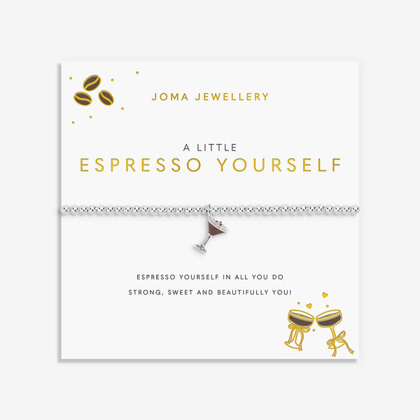 Joma Jewellery A Little Vibes 'Espresso Yourself' Bracelet
