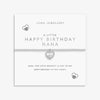 Joma Jewellery A Little 'Happy Birthday Nana' Bracelet