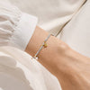 Joma Jewellery Sparkle Confetti A Little 'Friendship, Laughter, Happiness' Bracelet