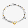 Joma Jewellery Sparkle Confetti A Little 'Friendship, Laughter, Happiness' Bracelet