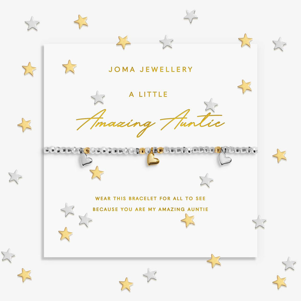 Joma Jewellery Sparkle Confetti A Little 'Amazing Auntie' Bracelet