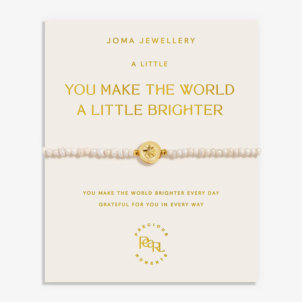 Joma Jewellery Precious Moments 'You Make The World A Little Brighter' Bracelet