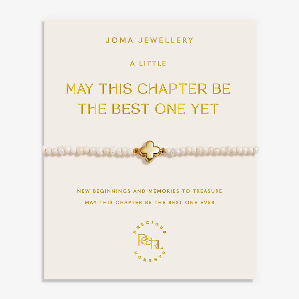 Joma Jewellery Precious Moments 'May This Chapter Be The Best One Yet' Bracelet