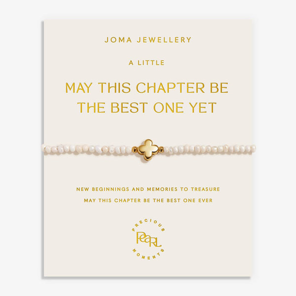 Joma Jewellery Precious Moments 'May This Chapter Be The Best One Yet' Bracelet