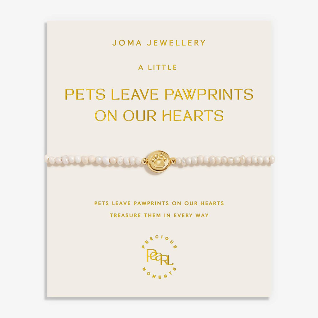 Joma Jewellery Precious Moments 'Pets Leave Paw Prints On Our Heart' Bracelet
