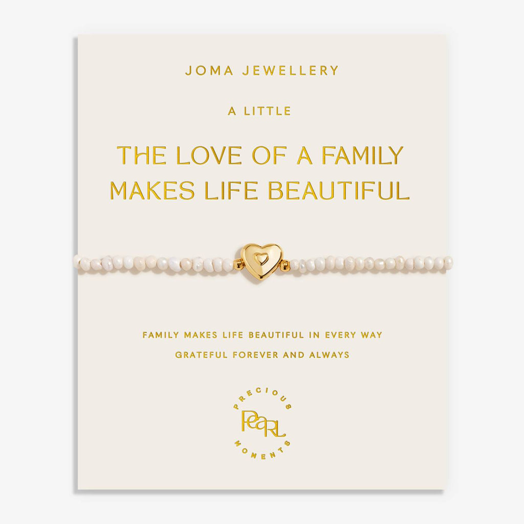 Joma Jewellery Precious Moments 'The Love Of Family Makes Life Beautiful' Bracelet
