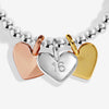 Joma Jewellery A Little Charmed Moments 'Happy 16th Birthday' Bracelet In Silver, Gold, and Rose Gold Plating