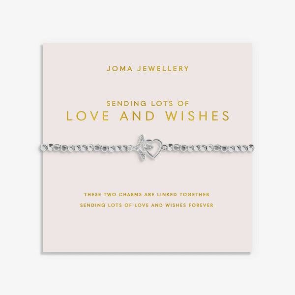 Joma Jewellery Forever Yours 'Sending Lots Of Love And Wishes' Bracelet