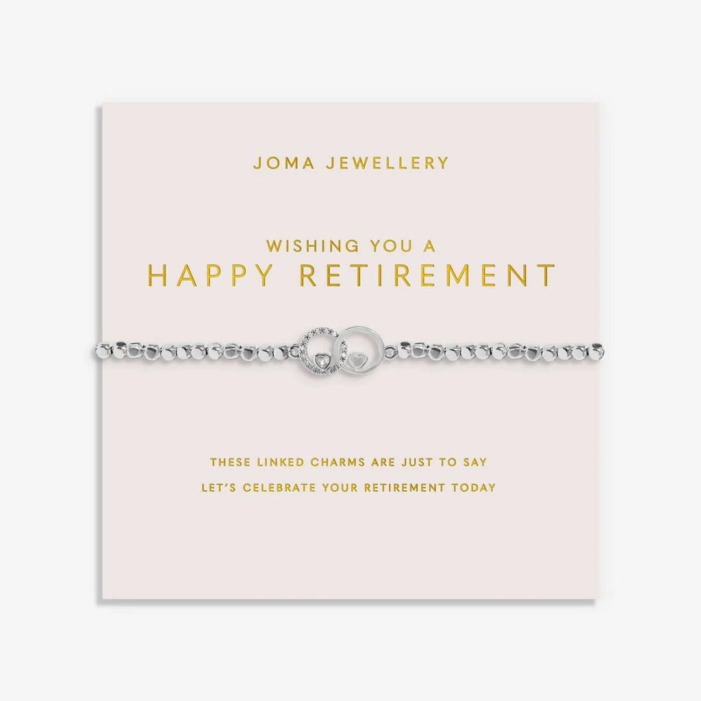 Joma Jewellery Forever Yours 'Wishing You A Happy Retirement' Bracelet