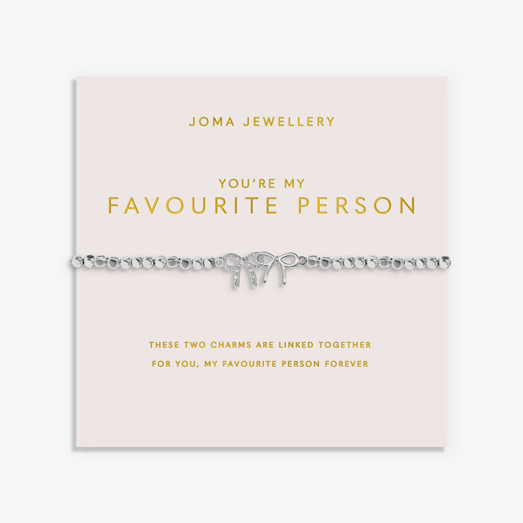 Joma Jewellery Forever Yours 'You're My Favourite Person' Bracelet
