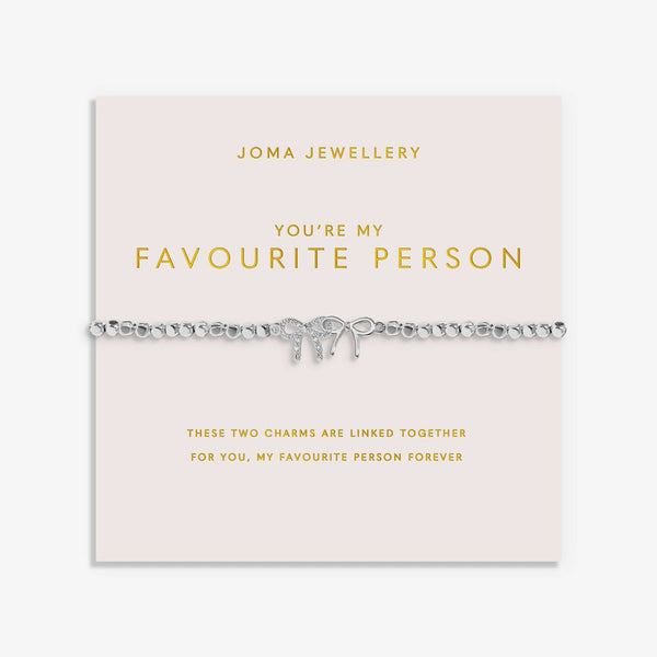 Joma Jewellery Forever Yours 'You're My Favourite Person' Bracelet