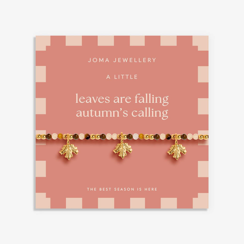 Joma Jewellery Autumn's Calling A Little 'Leaves Are Falling Autumn Is Calling' Bracelet