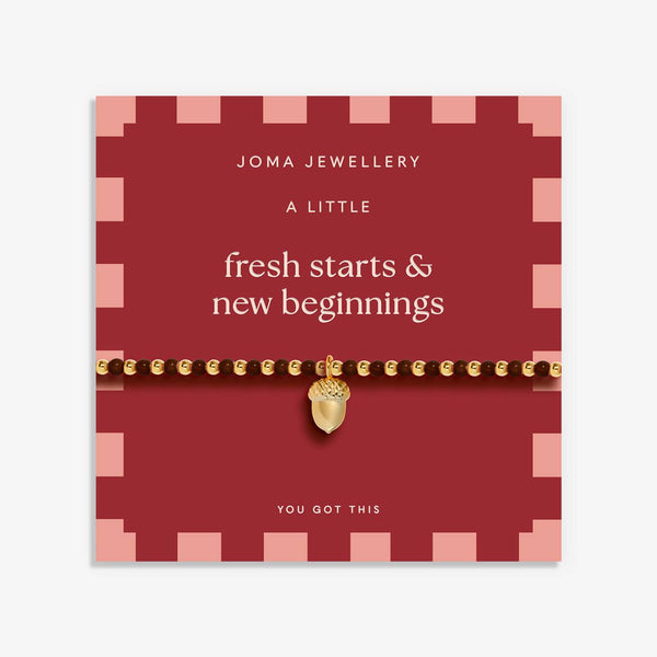 Joma Jewellery Autumn's Calling A Little 'Fresh Starts And New Beginnings' Bracelet